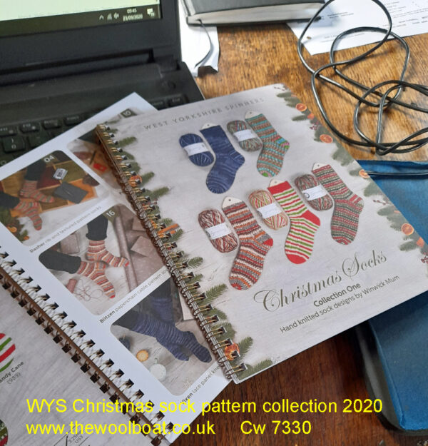 WYS Christmas sock 2020 pattern book.