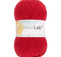 West Yorkshire Spinners Colourlab DK Yarn Available in a range of impactful colours. This is shade 556 in a shade of Crimson red