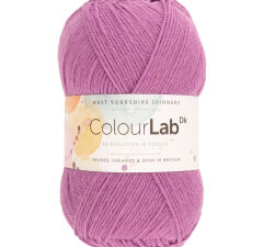 West Yorkshire Spinners Colourlab DK Yarn Available in a range of impactful colours. This is shade 717 in a shade of purple