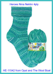 HE-11542 from Opal and The Wool Boat Heroes Nina Nektnr 4ply