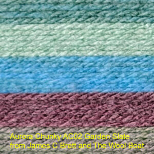 Aurora Chunky AC02 Garden Slate from James C Brett and The Wool Boat 