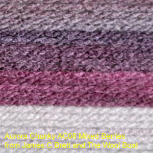 Aurora Chunky AC08 Mixed Berries from James C Brett and The Wool Boat