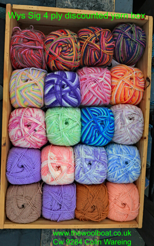 Wys Sig 4 ply discounted yarn box 26.9.2025
