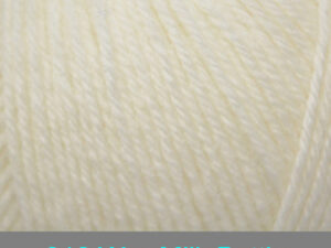 “West Yorkshire Spinners “Milk bottle” From the Wool Boat and West Yorkshire Spinners, shade 010 4 ply knitting or crochet yarn from the West Yorkshire Spinners Signature 4 Ply range.75% Wool - 25% Nylon. The wool content contains 35% luxurious Blue faced Leicester making this one of the most sumptuous 4 Ply products on the market. It is ideal for socks and more! From the West Yorkshire Spinners Signature 4 ply range. West Yorkshire Spinners, reared, sheared and spun in Britain. British Wool Mark Makeup - Size 100gm balls (400m) Tension 36rs x 28sts - 10cm sq - 3.25mm (US3) needles A quality yarn at a nice price from a unique wool shop. If you can’t get to us on The Wool Boat we can post out to a UK address for postage cost if applicable. Machine Wash 30° This is the Evergreen shade, no 010, in a shade of cream. The dye lot no is 1185 Collect from The Wool Boat moored near Burscough in West Lancashire or this yarn can be posted out to a UK address with postage and packing added if applicable. Thank you for having a look, Carole, and Capt Col on The Wool Boat.