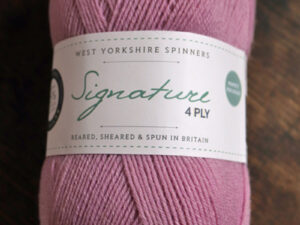 “West Yorkshire Spinners “Sweet Pea” From the Wool Boat and West Yorkshire Spinners, shade 517 4 ply knitting or crochet yarn from the West Yorkshire Spinners Signature 4 Ply range.75% Wool - 25% Nylon. The wool content contains 35% luxurious Blue faced Leicester making this one of the most sumptuous 4 Ply products on the market. It is ideal for socks and more! From the West Yorkshire Spinners Signature 4 ply range. West Yorkshire Spinners, reared, sheared and spun in Britain. British Wool Mark Makeup - Size 100gm balls (400m) Tension 36rs x 28sts - 10cm sq - 3.25mm (US3) needles A quality yarn at a nice price from a unique wool shop. If you can’t get to us on The Wool Boat we can post out to a UK address for postage cost if applicable. Machine Wash 30° This is the Sweet Pea shade, no 517, in shade of lilac. The dye lot no is 1195 Collect from The Wool Boat moored near Burscough in West Lancashire or this yarn can be posted out to a UK address with postage and packing added if applicable. Thank you for having a look, Carole, and Capt Col on The Wool Boat.