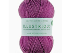 “West Yorkshire Spinners “Orchid” From the Wool Boat and West Yorkshire Spinners, shade 533. Double knitting weight knitting or crochet yarn from the Illustrious range. 70% Falkland Wool and 30% British Alpaca. West Yorkshire Spinners, reared, sheared and spun in Britain. British Wool Mark Makeup - Size 100gm balls (225m) Tension 28rs x 22sts - 10cm sq – 4.00mm (US6) needles Machine Wash 30° A quality yarn at a nice price from a unique wool shop. If you can’t get to us on The Wool Boat we can post out to a UK address for postage cost if applicable. This is the Orchid shade, no 533, in a shade of pink. The dye lot no is 407. Collect from The Wool Boat moored near Burscough in West Lancashire or this yarn can be posted out to a UK address with postage and packing added if applicable. Thank you for having a look, Carole, and Capt Col on The Wool Boat.