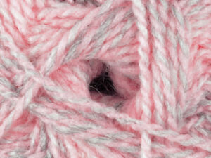 Baby Marble Yarn Available in range of shades of from pastel to vibrant and variegated colours. This is shade BM 10 colours of pastel pinks.