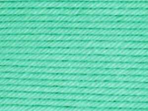 It’s Pure Cotton DK yarn Available in range of shades. This is shade IC 27 in a shade of pastel green named Soft Green From James C Brett and The Wool Boat