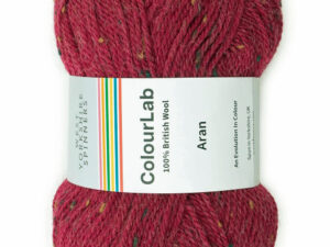Aran weight knitting or crochet yarn from the West Yorkshire Spinners ColourLab range, Composition Solids: Tweed 96% British Wool & 4% Viscose West Yorkshire Spinners, reared, sheared and spun in Britian. Makeup - Size 100gm balls (166m, 182 yards) Tension 18sts x 24rows 5 mm (US8) needles Machine Wash 30° This is the Cherry Red tweed shade, no 1184, in a shade of orange, this is dye lot 2636. Collect from The Wool Boat moored near Burscough in West Lancashire or this yarn can be posted out to a UK address with postage and packing added if applicable. Thank you for having a look, Carole, and Capt Col on The Wool Boat.