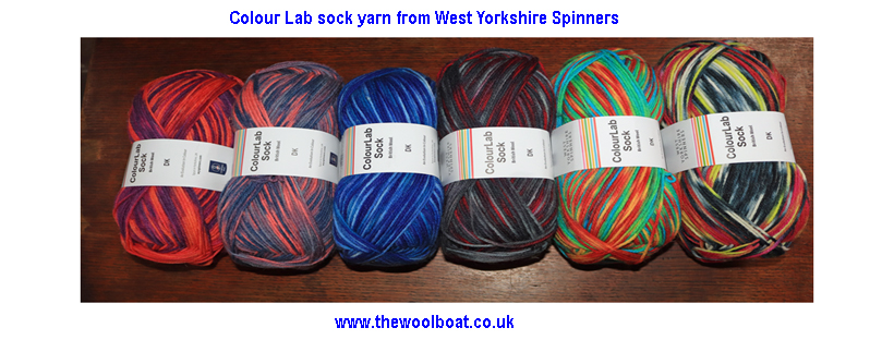 Colour lab DK Sock yarn from West Yorkshire Spinners Bring fabulous colour to your sock drawer with ColourLab Sock. Our classic British wool DK spun with 25% nylon for added strength and durability – making for warm and wearable socks. Pick your musical mood with impactful colours that will be sure to make you sing and dance! ColourLab Sock from British Wool DK Yarn in a 150g Ball