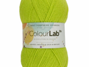 West Yorkshire Spinners Colourlab DK Yarn Available in a range of impactful colours. This is shade 198 in a shade of Bright Lime green