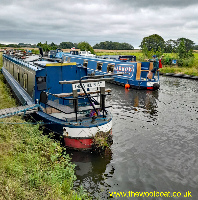 Morning all. We are having a "weekend away" from our mooring and have moved across the canal to still be near The Slipway Bar & Restaurant and are open on the towpath side from 1-4 today and Sunday. Hope to see you come and find us for a squish of some lovely yarns, Carole Wareing and Capt Col. 
@followers @top fans UK Hand Knitting James C. Brett West Yorkshire Spinners #lys #burscoughswoolshop #buyitoffaboat 
and have a look at the honey from Beehives and Blooms along the towpath..it;s good stuff.