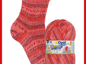 Opal 4 ply Yarn Available in multiple shades of bright, vibrant and variegated colours. This is shade 11541 named Fritz Fruchtebringer in a shade of Oranges