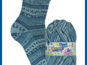 “Opal “Heroes Luna Lufti / Kleine Helden Heroes” From the Wool Boat and Opal, shade 11546 4 ply in blues shades knitting or crochet yarn from Opal Heroes range.75% Wool - 25 % polyamide. It is ideal for socks and more! Makeup - Size 100gm balls (425m) Tension Stitch 30 Stitches x 42 Rows to a 4-inch square. 2.25mm (UK13) needles A quality yarn at a nice price from a unique wool shop. If you can’t get to us on The Wool Boat we can post out to a UK address for postage cost if applicable. Machine Wash 340° This is the Heroes Luna Lufti, Shade no 11546, in shades of blues. The dye lot no is 3884 Collect from The Wool Boat moored near Burscough in West Lancashire or this yarn can be posted out to a UK address with postage and packing added if applicable. Thank you for having a look, Carole, and Capt Col on The Wool Boat.