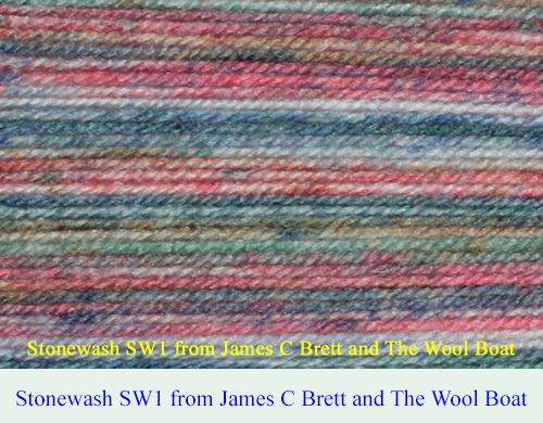 James C Brett Stonewash Double knitting Yarn “Blue and Pink” SW1 in shades of blue and pink. Available in a good range of shades and one of the most versatile double knitting weight yarns you’ll find. This yarn is 100% Premium Acrylic Each 100grm Ball contains 290m/317yrds and knits to double knitting patterns on 4mm needles. Tension 22sts + 28rows per 10cm / 4 inch Knits to most D K patterns. Machine Washable 30° Dye lot 125 This yarn can be posted out to a UK address which will attract postage and packing if applicable. Thank you for having a look, Carole, and Capt Col on The Wool Boat.