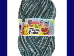 “Opal “Funny Fruits” From the Wool Boat and Opal, shade 11413 4 ply in shades of grey knitting or crochet yarn from Opal range.75% Wool - 25 % polyamide. It is ideal for socks and more! Makeup - Size 100gm balls (425m) Tension Stitch 30 Stitches x 42 Rows to a 4-inch square. 2.25mm (UK13) needles A quality yarn at a nice price from a unique wool shop. If you can’t get to us on The Wool Boat we can post out to a UK address for postage cost if applicable. Machine Wash 340° This is the Funny Fruits, Shade no 11413, in shades of greys. The dye lot no is 3446 Collect from The Wool Boat moored near Burscough in West Lancashire or this yarn can be posted out to a UK address with postage and packing added if applicable. Thank you for having a look, Carole, and Capt Col on The Wool Boat.