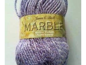 James C Bretts Marble DK knitting and crochet yarn Marble DK MT 11 Yarn Double knitting yarn in shades of lilac 100% Premium Acrylic Length 268m or 293 yards per 100-gram ball. Needle size, 4mm US 6 Tension 28sts+30rows per 10cm/4inch Knits to most DK patterns. Machine Washable at 30C Dye lot 3400 This yarn can be posted out to a UK address which will plus postage and packing if applicable. Thank you for having a look, Carole, and Capt Col on The Wool Boat.