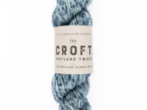 DK weight knitting or crochet yarn from the West Yorkshire Spinners Croft DK range, Composition Solids: 100% Shetland Islands Wool. West Yorkshire Spinners, reared, sheared and spun in Britian. Makeup - DK Yarn in a 100g Skien or hank 225m (246yd) Yarn Meterage 225m (246yd) Needle Size 4mm (UK8/US6) Stitch Tension 22 Stitches Row Tension 24 Rows This is the “100% Shetland Islands Wool” shade, no 808, in shade of blue flecks. Dye lot 7893 A248 Collect from The Wool Boat moored near Burscough in West Lancashire or this yarn can be posted out to a UK address with postage and packing added if applicable. Thank you for having a look, Carole, and Capt Col on The Wool Boat.